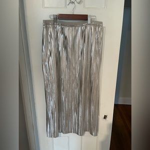 Maeve Silver Pencil Skirt Size 8